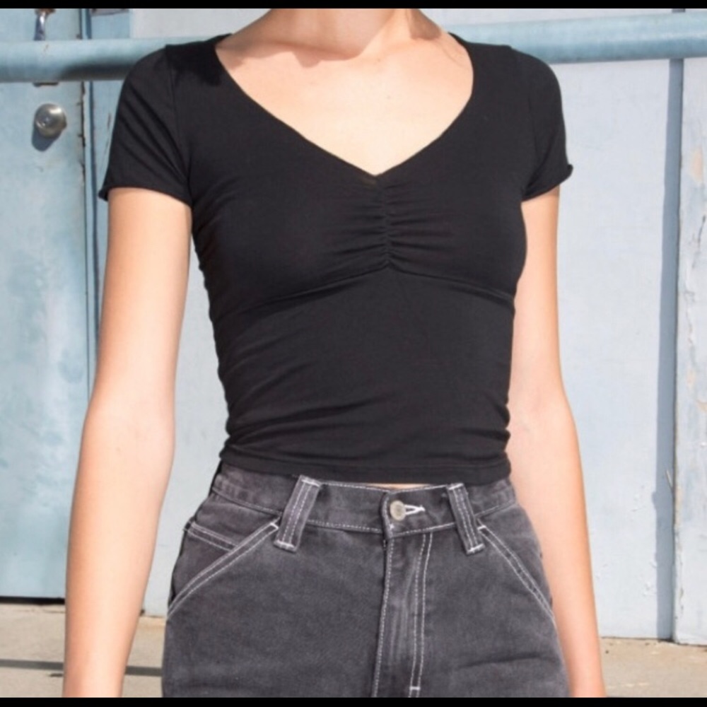 Brandy Melville Black Gina top